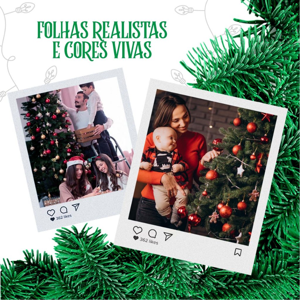 Árvore Natal Decorada Pinheiro Premium 120 cm 110 GALHOS Enfeitada Luxo Kit Completa Enfeites