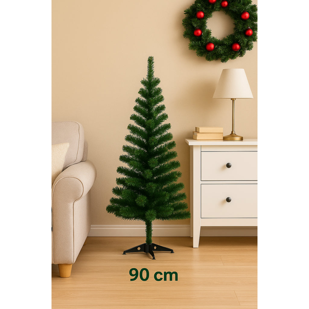 Arvore De Natal Verde 90cm C/ 90 Galhos Pinheirinho Cheia