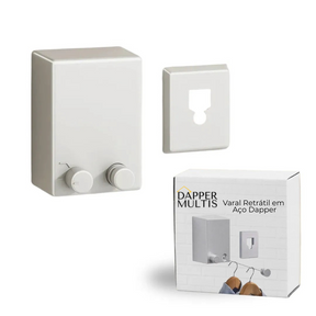 Varal Retrátil em Aço Dapper - EXCLUSIVO DE LANÇAMENTO!