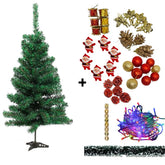 Arvore De Natal Pequena 60cm Mini Pinheiro Verde Escritório Mesa Galhos