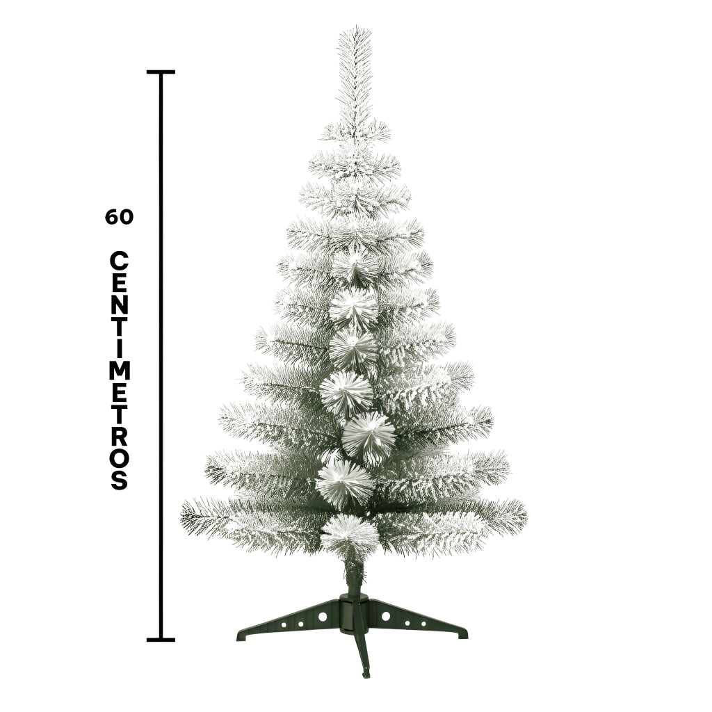 Kit Árvore De Natal + 22 Enfeites Completa Verde e Nevada Papai Noel Decoração 50 Galhos 60cm Pronta Entrega Rápida