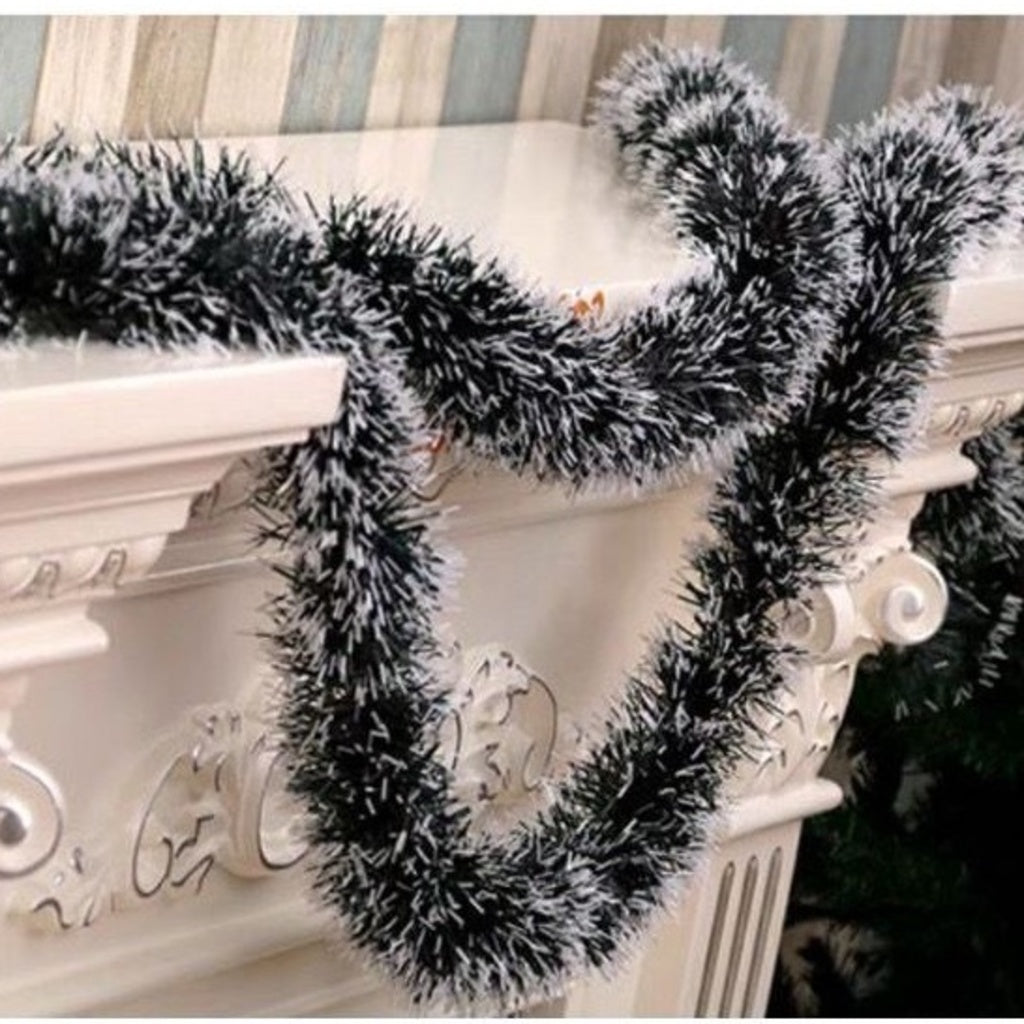 festão de natal enfeite 2 metro  comprimento verde/ verde branco 8cm/12cm/13.5CM/15cm Decoração