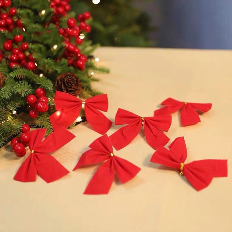 kit1/2/3 pacotes  Laco Glitter Natal 12 /24/36 Pcs Decoração de árvore de natal